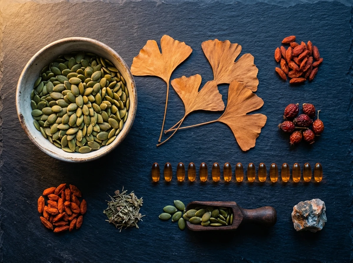 Pompoenzaad zink ginkgo biloba supplementingredient auditief welzijn